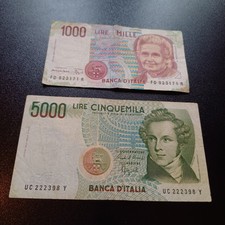 Lotto vecchie banconote usato  Riolo Terme