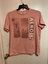 Camiseta masculina manga curta Aeropostale Laguna Beach California grande usada comprar usado  Enviando para Brazil