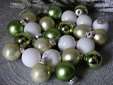 Glas weihnachtskugeln weiß gebraucht kaufen  Alsdorf