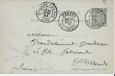 Entier postal carte d'occasion  Prissé