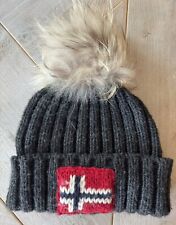 Napapijri strickmütze pelz gebraucht kaufen  Timmendorfer Strand