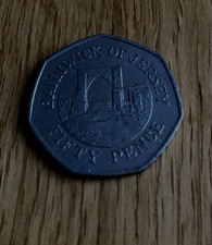 Bailliwick jersey 50p for sale  BURY