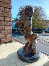 Bronzefigur marmorsockel tänz gebraucht kaufen  Wildeshausen
