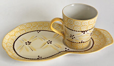 Caneca amarela e bandeja de lanche sanduíche Temptations Old World por Tara comprar usado  Enviando para Brazil