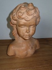 Antique terracotta bust d'occasion  Expédié en Belgium
