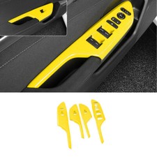 Acabamento do painel de bloqueio do interruptor de janela de vidro para Honda Civic 10º 2016-2021 amarelo brilhante comprar usado  Enviando para Brazil