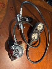 Aqua-Lung Calypso IV e regulador de pivô com medidores e mangueiras equipamento de mergulho USADO comprar usado  Enviando para Brazil
