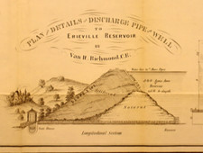 Diagrama 1859 - PLANO E DETALHES do TUBO DE DESCARGA para Reservatório ERIEVILLE (20x26) comprar usado  Enviando para Brazil