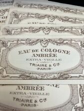 Lot labels eau d'occasion  Expédié en Belgium
