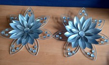 Pair metal wall for sale  EVESHAM