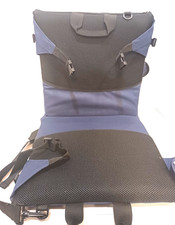 Usado, Cadeira de estádio trocador de jogos assento alvejante azul e preto com alça de bolsos comprar usado Usado, Cadeira de estádio trocador de jogos assento alvejante azul e preto com alça de bolsos comprar usado  Enviando para Brazil