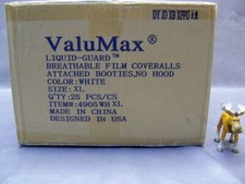 Macacão ValuMax Liquid Guard respirável com botas sem capuz tamanho XL caixa de 25 comprar usado  Enviando para Brazil
