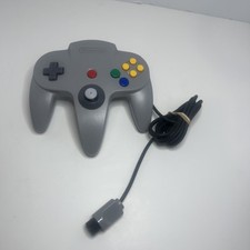 Excelente - Controle Nintendo 64 Cinza AUTÊNTICO FABRICANTE DE EQUIPAMENTO ORIGINAL N64 Bastão Apertado Original comprar usado  Enviando para Brazil