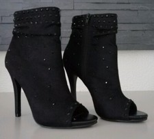 Peeptoe stiefeletten high gebraucht kaufen  Ehrenfriedersdorf
