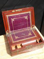 Antique writing slope for sale  ASHFORD