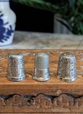 Three antique hallmarked for sale  COLNE