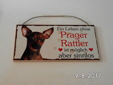 Türschild prager rattler gebraucht kaufen  Hauneck