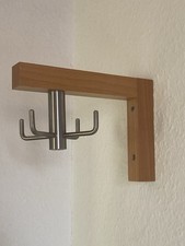 Wandgarderobe holz edelstahl gebraucht kaufen  Stuttgart