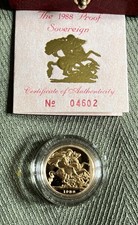 1988 gold proof for sale  SALISBURY