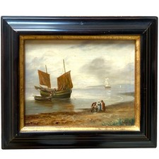 Tableau ancien marine d'occasion  Expédié en Belgium