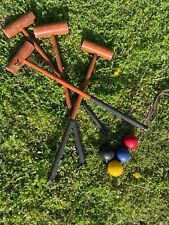 Jeux croquet bois d'occasion  Orange