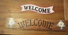 Wooden flower welcome for sale  Dekalb