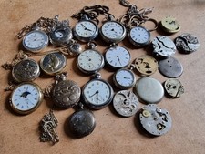 Pocket watches spares for sale  TORQUAY