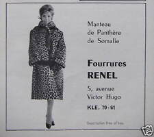 Advertising renel furs d'occasion  Expédié en Belgium