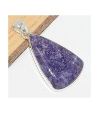 Pendentif argent lepidolite d'occasion  Le Pont-de-Beauvoisin