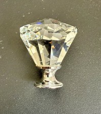 Clear crystal diamond for sale  LONDON