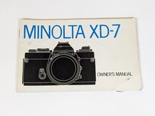 Minolta original owners for sale  GLOUCESTER
