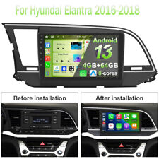 Usado, 4+64G Para Hyundai Elantra 2016-2018 Android 13 Coche Estéreo Carplay Radio GPS Navegación segunda mano  Embacar hacia Argentina