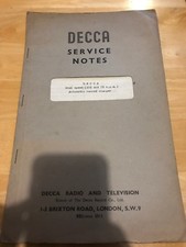 Decca dual speed for sale  STEVENAGE