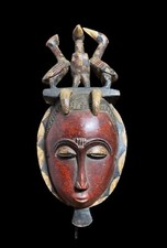 Maschera tribale africana usato  Olevano sul Tusciano
