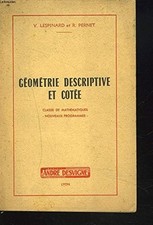 Geometrie descriptive cotee. d'occasion  France