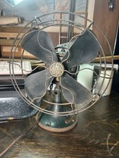 Ventilador oscilante antigo General Electric GE verde Art Deco 42X548 FUNCIONA MUITO BEM!, usado comprar usado  Enviando para Brazil