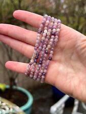 Lepidolite crystal beaded for sale  WIGAN