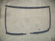 1979-1993 Ford Mustang conjunto de acabamento de para-brisa dianteiro moldura capuz preto vidro raposa OE comprar usado  Enviando para Brazil