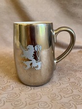 Caneca de café vintage de porcelana térmica Coors da década de 1940, prata pré-marca, usado comprar usado  Enviando para Brazil