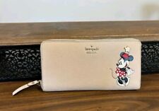 Cartera de cuero Disney X Kate Spade Minnie Mouse con cremallera alrededor leer segunda mano  Embacar hacia Argentina