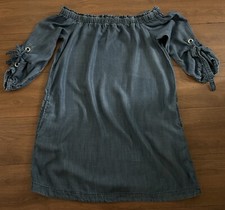 Esprit jeanskleid carmenkleid gebraucht kaufen  Groß-Umstadt