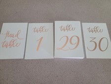 wedding table numbers for sale  Greensboro