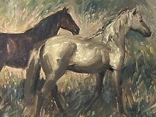 Equestrian oil sketch for sale  LONDON