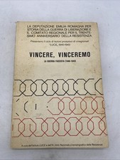 Vincere vinceremo cura usato Vincere vinceremo cura usato  Borgo Mantovano