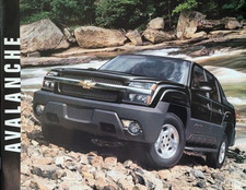 2003 Chevrolet Avalanche catálogo de folheto de vendas EUA 03 Chevy 4x4 comprar usado  Enviando para Brazil