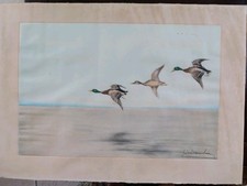 Lithographie leon danchin d'occasion  La Flotte