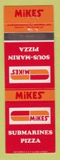 Matchbook cover mikes for sale  USA