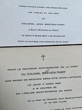 Two invitation cards d'occasion  Expédié en Belgium