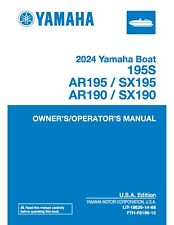 Yamaha OWNER’S/OPERATOR’S MANUAL Book Guide 2024 Yamaha Boat AR195 comprar usado  Enviando para Brazil