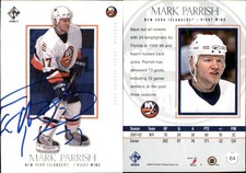 Mark parrish signed for sale  USA